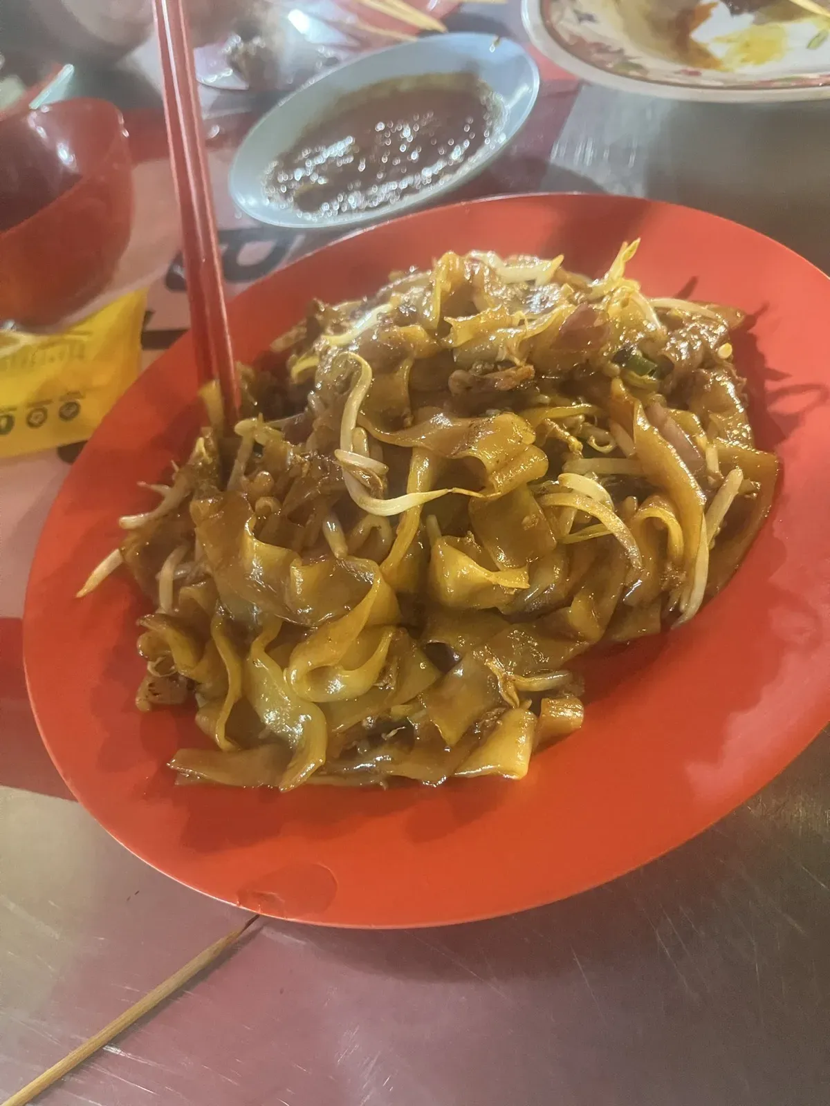 我唯一指定想吃炒粿條